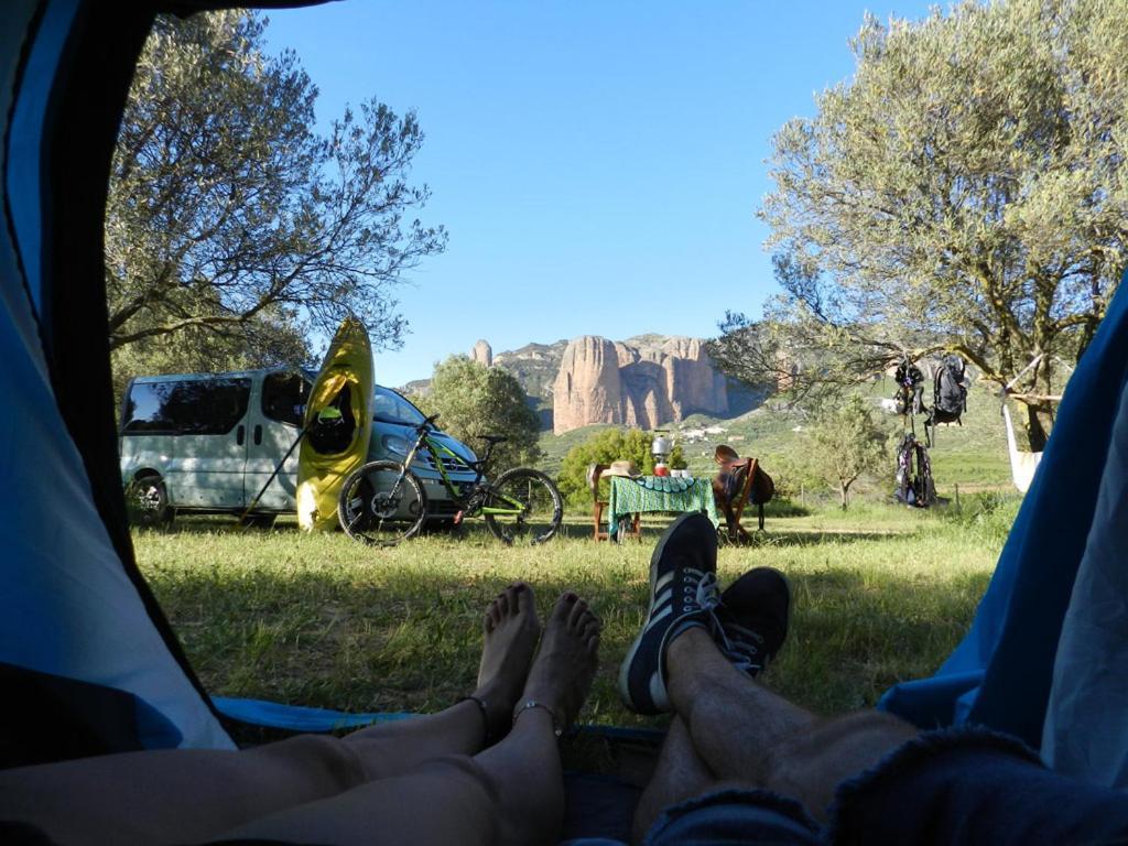 Camping Bungalows Armalygal Murillo de Gállego Buitenkant foto